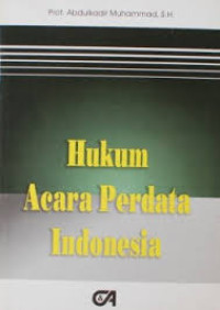 Image of Hukum acara perdata Indonesia
