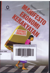 Image of Manifesto ekonomi kerakyatan: Export Quality