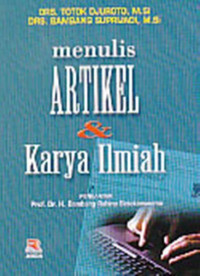 Menulis artikel dan karya ilmiah